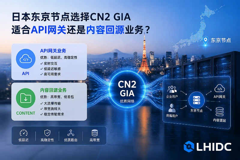 日本东京节点选择CN2 GIA，适合API网关还是内容回源业务