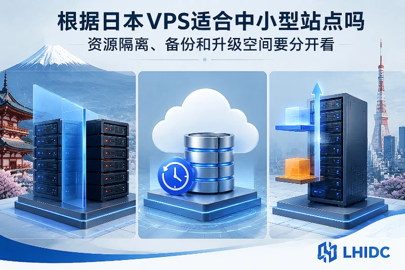 日本VPS适合中小型站点吗，资源隔离、备份和升级空间要分开看