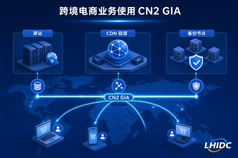 跨境电商业务使用CN2 GIA，源站、CDN回源和备份节点如何分工