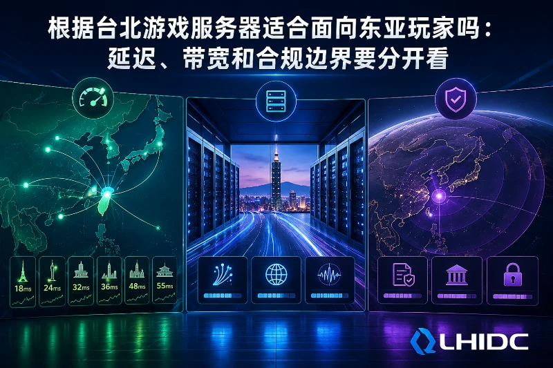 台北游戏服务器适合面向东亚玩家吗：延迟、带宽和合规边界要分开看