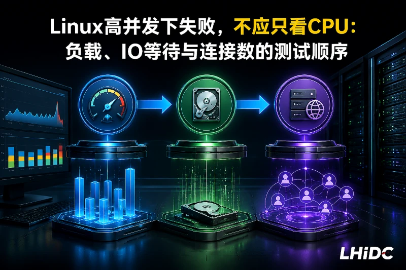 linux高并发下失败，不应只看CPU：负载、IO等待与连接数的测试顺序