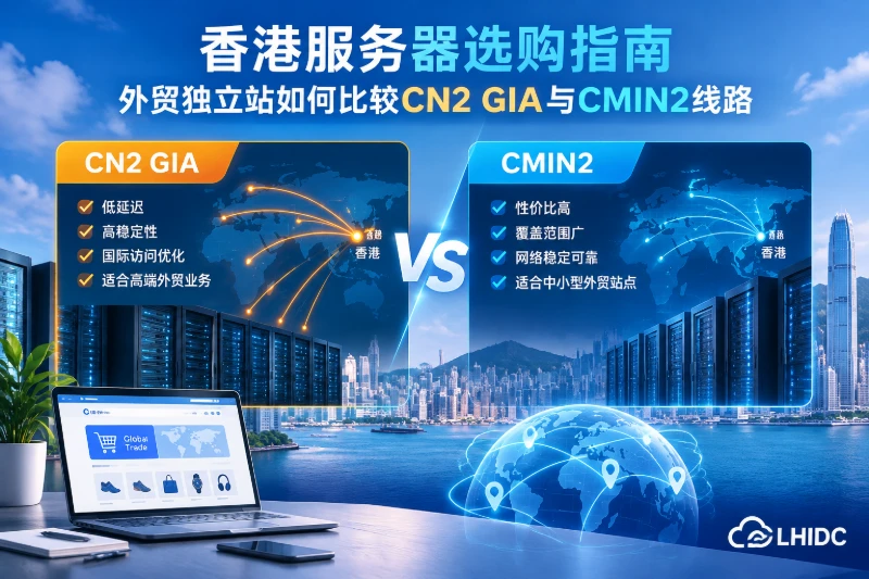 香港服务器选购指南:外贸独立站如何比较CN2 GIA与CMIN2线路