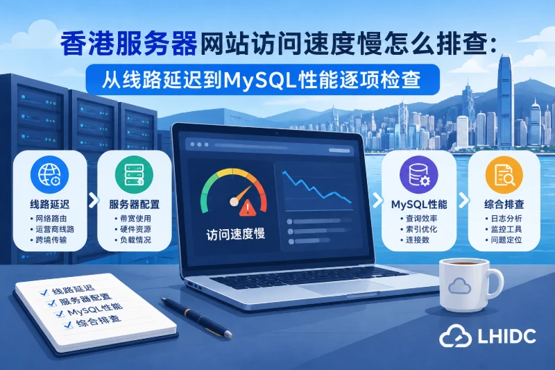 香港服务器网站访问速度慢怎么排查：从线路延迟到MySQL性能逐项检查