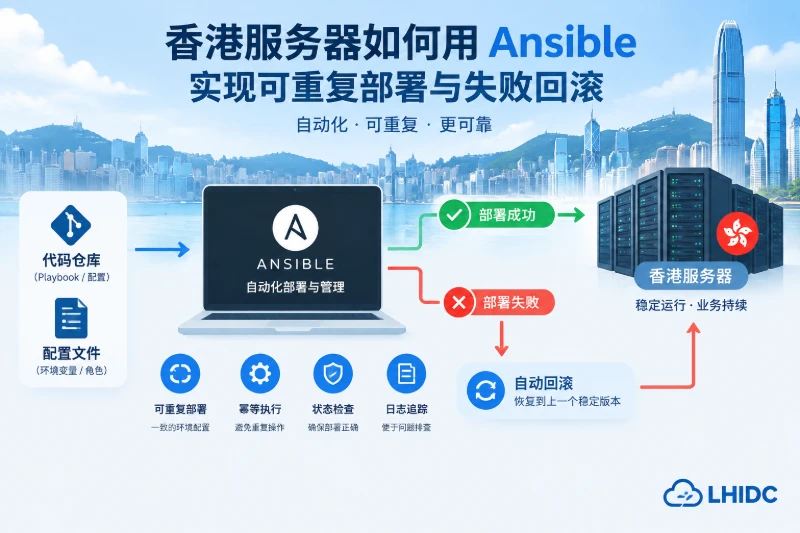 香港服务器如何用Ansible实现可重复部署与失败回滚