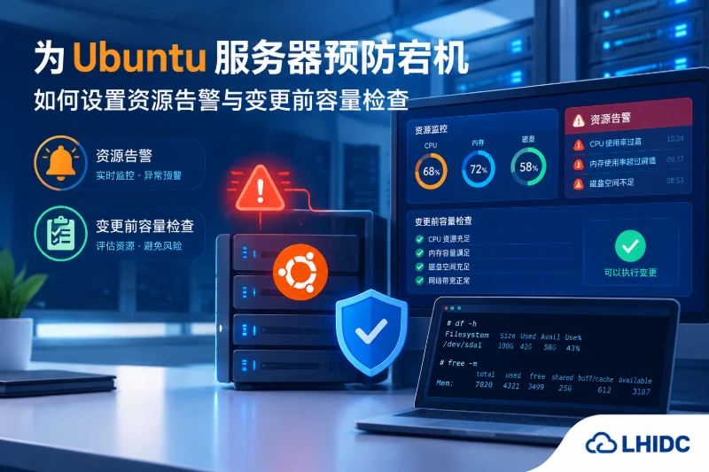 为Ubuntu服务器预防宕机,如何设置资源告警与变更前容量检查
