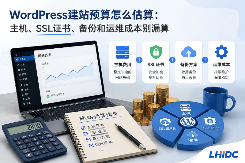 WordPress建站预算怎么估算：主机、SSL证书、备份和运维成本别漏算